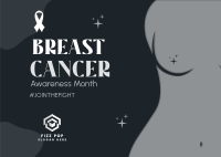 Beat Breast Cancer Postcard Image Preview