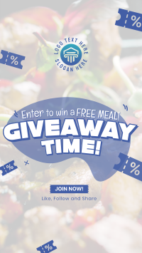 Food Voucher Giveaway TikTok Video