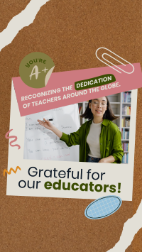 Educator Teacher's Day Instagram Reel Image Preview