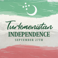 Turkmenistan Independence Day Instagram Post