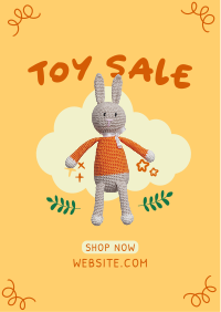 Stuffed Toy Sale Flyer