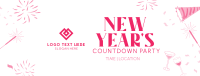 New Year Sparklers Countdown Facebook Cover