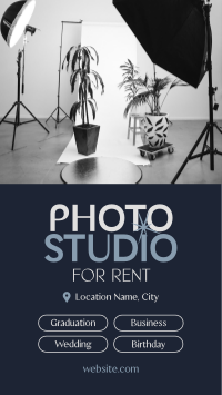 Photo Studio Rental Instagram Reel Design