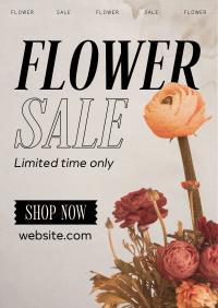 Flower Boutique  Sale Poster