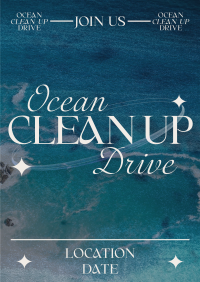 Y2K Ocean Clean Up Flyer