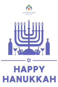 Happy Hanukkah Pinterest Pin