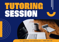 Tutoring Session Service Postcard