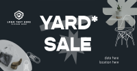 Minimalist Yard Sale Facebook Ad