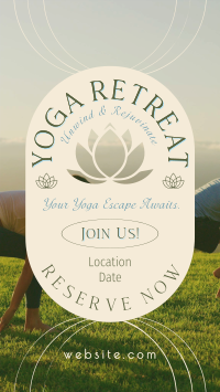 Yoga Retreat Day Instagram Reel Image Preview