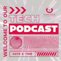 Futuristic Tech Podcast Instagram Post Image Preview