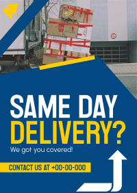 Reliable Delivery Courier Flyer