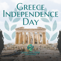 Contemporary Greece Independence Day Instagram Post