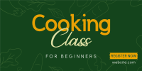 Cooking Class Twitter Post