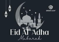 Blessed Eid Al Adha Postcard