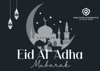 Blessed Eid Al Adha Postcard Image Preview