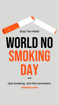 World No Smoking Day Instagram Story