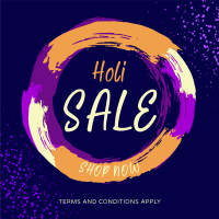 Holi Powder Explosion Sale Instagram Post