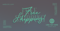 Dainty and Simple Shipping Facebook Ad