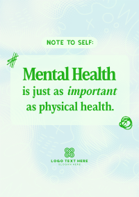 Mental Health Quote Flyer