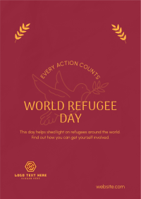 World Refugee Support Poster