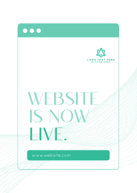 Website Now Live Flyer