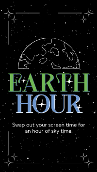 Earth Hour Sky Video