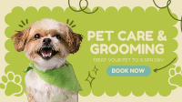 Pet Care And Grooming Animation