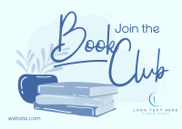 Bibliophile Club Postcard