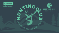 Hunting Club Deer Facebook Event Cover