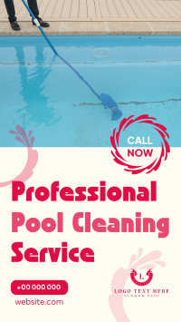 Pool Cleaning Service Facebook Story