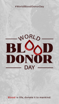 World Blood Donor Badge Facebook Story