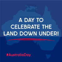 Australian Day Map Instagram Post