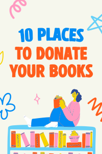 Donate A Book Pinterest Pin Image Preview