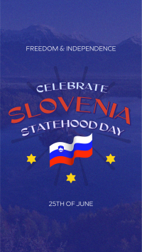 Slovenia Statehood Celebration Instagram Story Image Preview