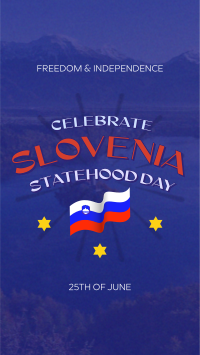 Slovenia Statehood Celebration Instagram Story Image Preview