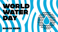 World Water Day Waves Animation Design