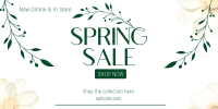 Aesthetic Spring Sale  Twitter Post