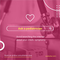 Ask a Pediatrician Instagram Post