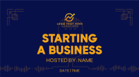 Simple Business Podcast Facebook Event Cover