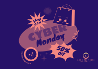 Cyber Monday Postcard Image Preview