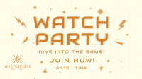 Futuristic Watch Party Animation