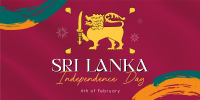 Sri Lanka Independence Twitter Post