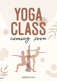 Yoga Class Coming Soon Flyer