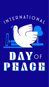 Simple Peace Day Instagram Reel Design