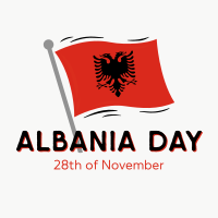 Albania Independence Day Instagram Post Design