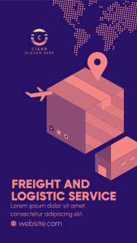 International Logistic Service Instagram Story