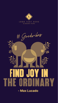 Finding Joy Quote Facebook Story