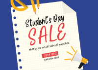 Student's Day Promo Postcard