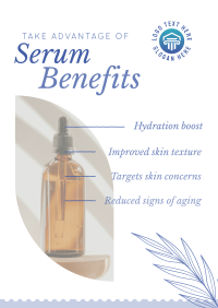 Organic Skincare Benefits Flyer