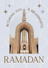 Greeting Ramadan Arch Flyer